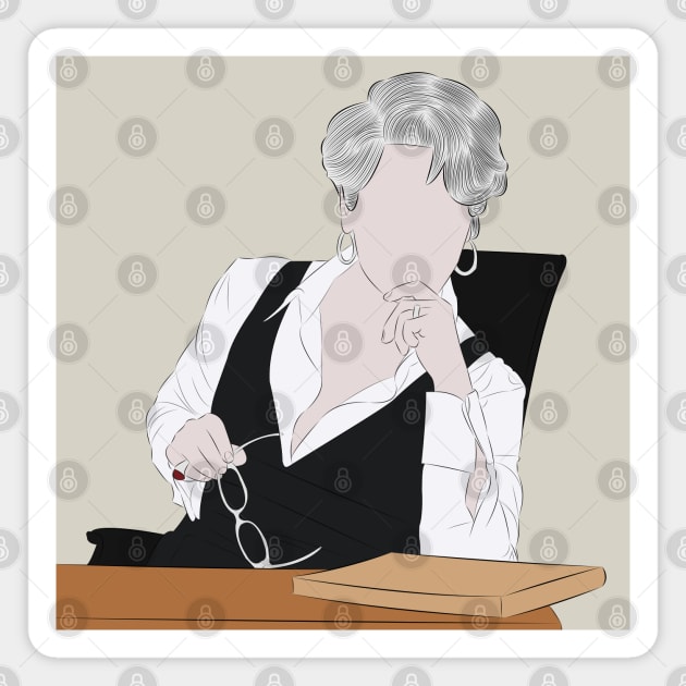 Miranda Priestly - The Devil Wears Prada Magnet by LiLian-Kaff